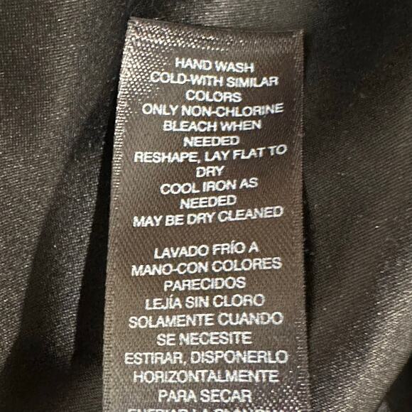 White House Black Market Women’s 12 Black Lace Sleeve Shift Cocktail Dress - Picture 10 of 12